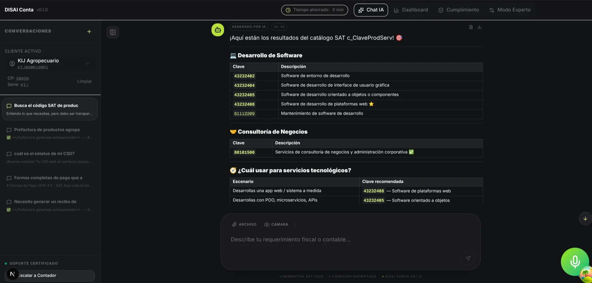 DISAI_Conta — 3-tier agent system